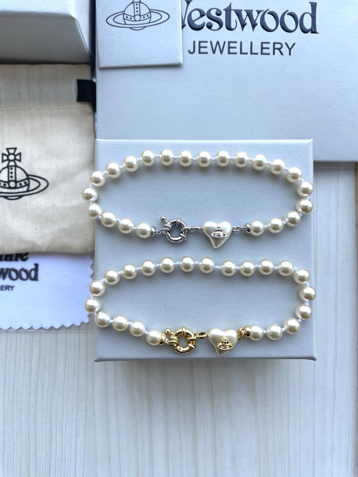 Heart & Pearl Bracelet